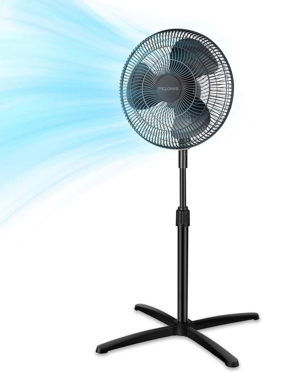 PELONIS Fan Portable 16 Inch Pedestal Fan